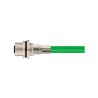 Connecteur femelle M12, 4 pol., codage D IP67, 4A, blindé